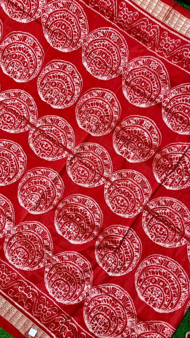 Sambalpuri Silk Saree with tisu